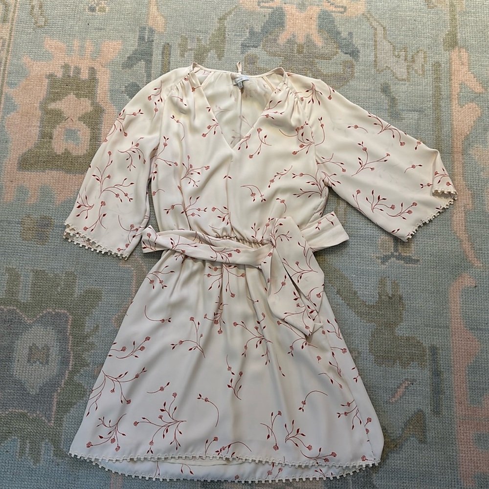 Joie cream and orange dress